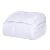 Twin White Cotton Striped Blanket