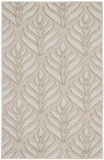 3' X 4' Gray and Ivory Floral Indoor Outdoor Area Rug