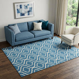 5' X 7' Gray Moroccan Power Loom Area Rug