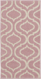 2' X 4' Gray Moroccan Power Loom Area Rug