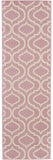 7' Gray Moroccan Power Loom Runner Rug