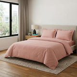 Blush King Cotton Blend 1000 Thread Count Washable Duvet Cover Set