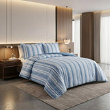 Sea Green King Cotton Washable Duvet Cover Set With Two Shams