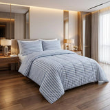 Platinum Queen Cotton Washable Duvet Cover Set