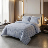 Pink Lavender Queen Cotton Blend 300 Thread Count Washable Duvet Cover Set
