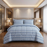 Taupe Queen Cotton Washable Duvet Cover Set