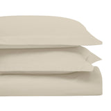 Ivory Twin Cotton Washable Duvet Cover Set