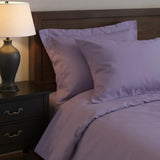 Lavender Queen Cotton Washable Duvet Cover Set With Two Shams