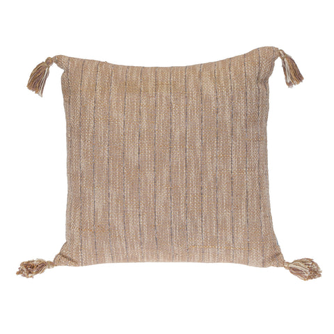 8' X 10' Taupe And Ivory Geometric Washable Indoor Outdoor Area Rug
