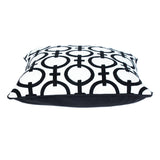 8' X 10' Gray And Charcoal Floral Washable Indoor Outdoor Area Rug