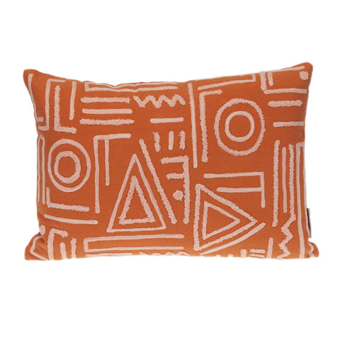 12" X 20" Fuschia Cowhide Throw Pillow