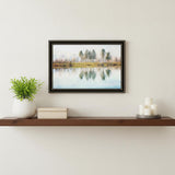 Lake Reflections Black Framed Wall Art