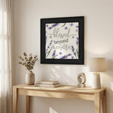 Blessed Beyond Measure Black Framed Print Wall Art