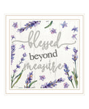 Blessed Beyond Measure White Framed Print Wall Art
