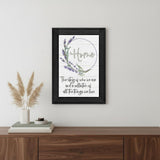 Home a Circle of Love Black Framed Print Wall Art
