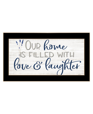 Our Home Black Framed Print Wall Art