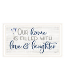 Our Home White Framed Print Wall Art