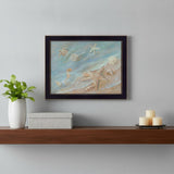Seashore Star Black Framed Print Wall Art