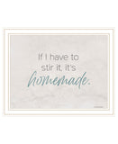 It's Homemade White Framed Print Wall Art