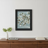 Spring Be Still Black Framed Print Wall Art