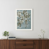 Pray More Worry Less White Framed Print Wall Art