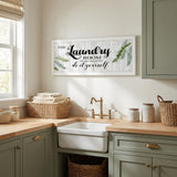 The Laundry Room White and Brown Framed Print Laundry Wall Art