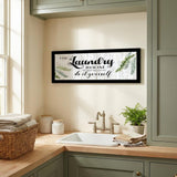 The Laundry Room Black Framed Print Laundry Wall Art