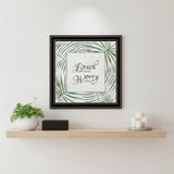 BEACH MORE WORRY LESS Black Framed Print Wall Art