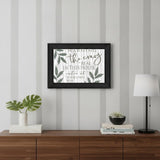 The Crazy is Real Black Framed Print Wall Art