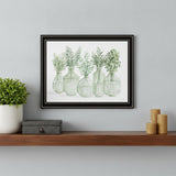 Simply Sage Black Framed Print Wall Art