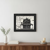 Y'ALL BLESSED FARMHOUSE Black Framed Print Wall Art