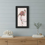 You are so loved Flamingo Black Framed Wall Art