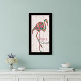 You are so loved Flamingo Black Framed Wall Art