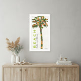 Beach Take Me There White Framed Print Wall Art