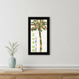 Beach Take Me There Black Framed Print Wall Art