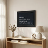 Grateful For Everything Black Framed Print Wall Art