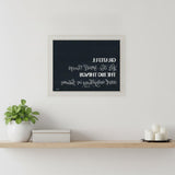 Grateful For Everything White Framed Print Wall Art