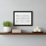 Your Unfailing Love Black Framed Print Wall Art