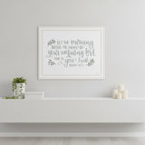 Your Unfailing Love White Framed Print Wall Art