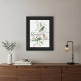 Everything Bloom Black Framed Print Wall Art