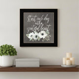Grateful Heart Black Framed Print Wall Art