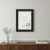 Grace Upon Grace Black Framed Print Wall Art