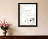 Grace Upon Grace Black Framed Print Wall Art