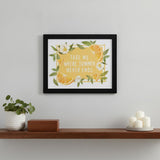 Take Me Where Summer Never Ends Black Framed Print Wall Art