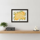 Take Me Where Summer Never Ends Black And Gold Framed Print Wall Art