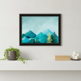 Adventure Awaits Black Framed Print Wall Art