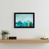Adventure Awaits Black Framed Print Wall Art