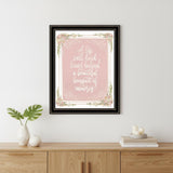 A Life Well Lived Black Framed Print Wall Art