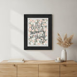 Collect Moments Not Things Black Framed Print Wall Art