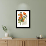 See You Grow Black Framed Print Wall Art